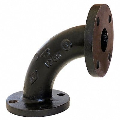 90 Long Sweep Elbow Cast Iron 3 in