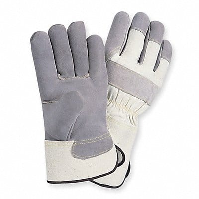 D1581 Leather Gloves Gray S PR