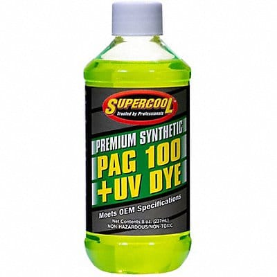 A/C Comp Lube UV Dye 8 Oz Flsh Pnt 450 F