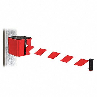 Belt Barrier Red/White Striped Belt