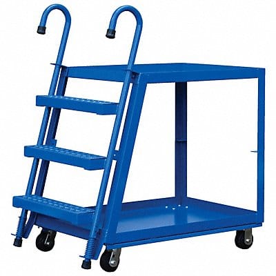 Stock Picking Ladder Cart 35-1/2 in H