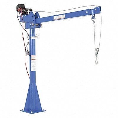 Davit Crane 2000 lb 12VDC Reach 52-87In