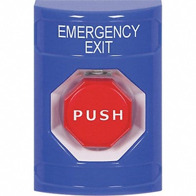 Emergency Exit Push Button Key-To-Reset