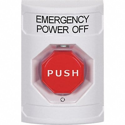 Emergency Power Off Push Button 3-1/4 W