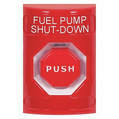 Fuel Pump Shutdown Push Button Red Color