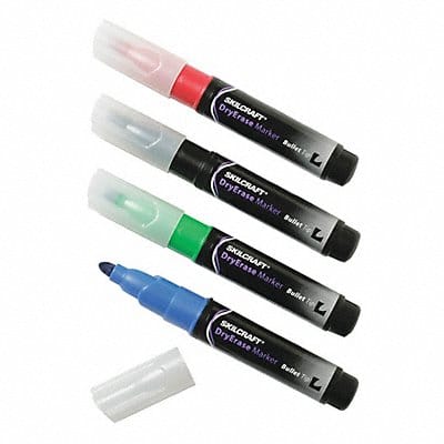 Dry Erase Markers Bullet PK4