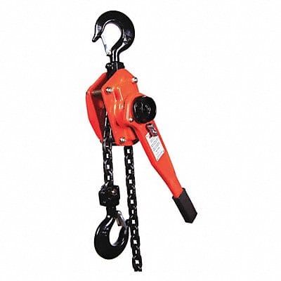 Lever Chain Hoist 6000 lb Lift 10 ft.