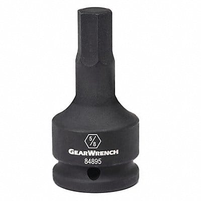 Hex Bit Impact Socket 3/4 Dr 5/8