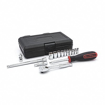 Mechanics Tool Set 15 pcs. 1/4 Dr 6 pt.