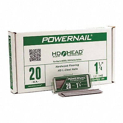 Floor Nail 20 ga. 1-1/4 L-Style PK5000