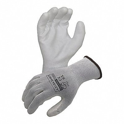 PU Coated Gloves White/White XS PR