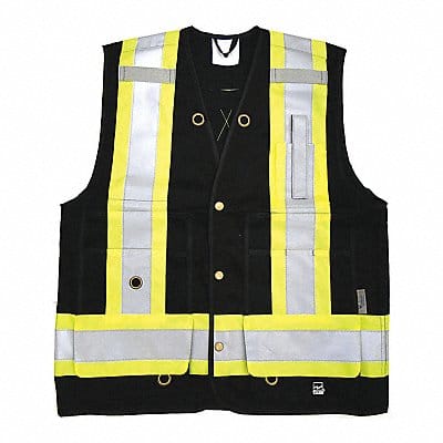 Surveyor Safety Vest Black M