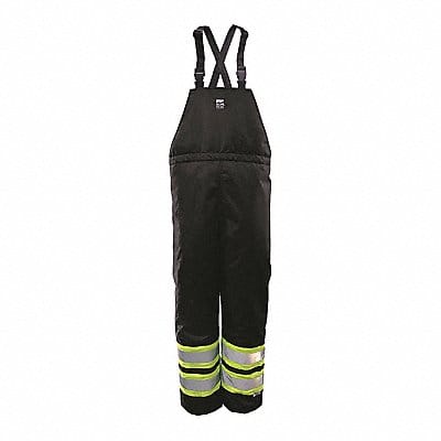 Bib Pants Hi-Vis Insulated 150D Black S