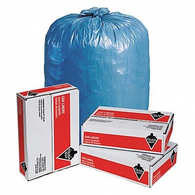 Trash Bags 95 gal Blue PK50