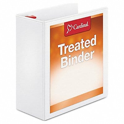 Binder Treated D-Ring 4 White