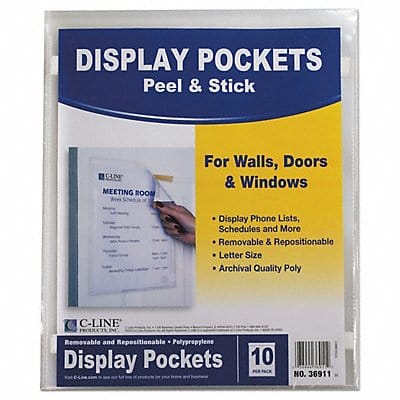 Display Pockets 8.5x11 PK10