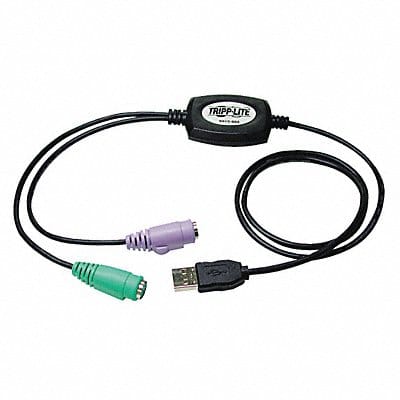 USB Cable Adaptable to Ps2 Black