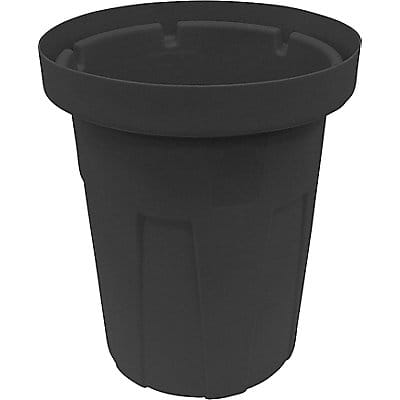 Trash Can 30 gal Black