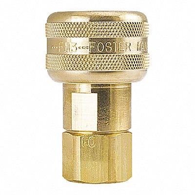 Auto Socket 1/4 FPT Brass