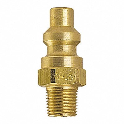 Plug Brass 1/4 1/8 MPT