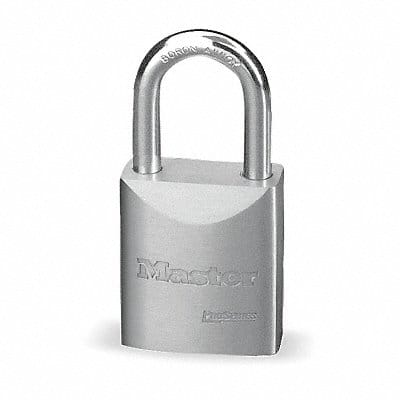 Keyed Padlock 29/32 in Rectangle Silver