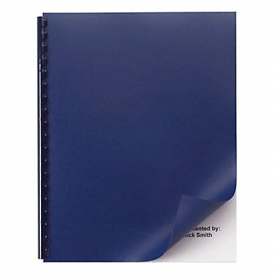 Binding System Cover 11x8.5 Navy PK50