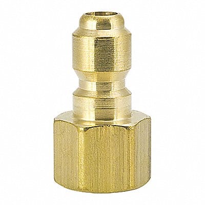 Straight-Thru Brass Plug 1 FPT