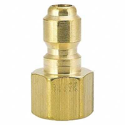 Straight-Thru Brass Plug 1/4 FPT