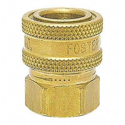 Straight-Thru Brass Socket 1/4 FPT