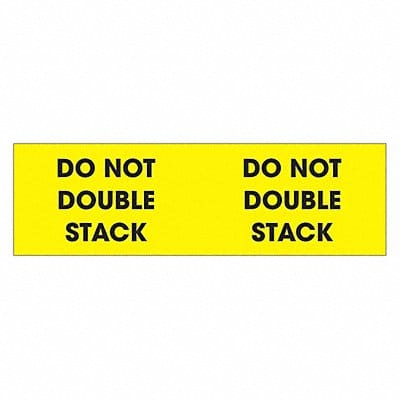 Label Do Not Double Stack 3x10