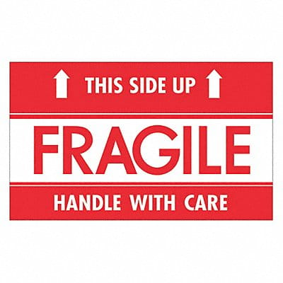 Label Fragile This Side UpHWC 3x5