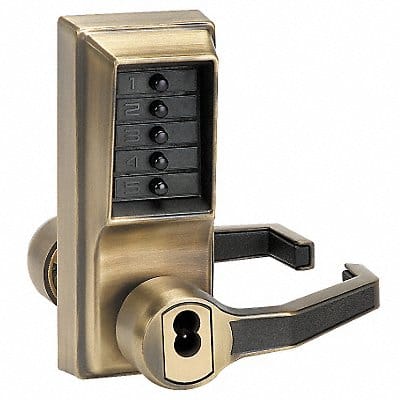 Push Button Lock Entry Key Override