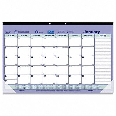 Monthly Desk Pad Calendar