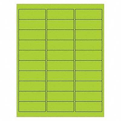 Laser Label Rectangle 2 5/8x1 PK3000