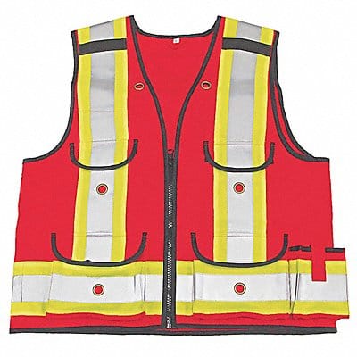 Hi Vis Surveyor Vest Class 1 M Red