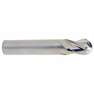 Ball End Mill Single End 3/4 Carbide