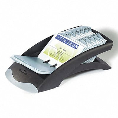 Business Card File Tray Black