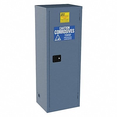 Corrosive Safety Cabinet 24 gal Blue