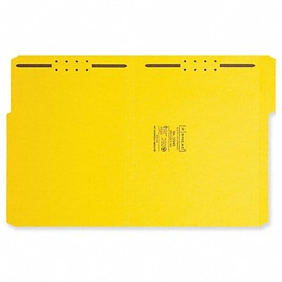 Pressboard Folder 2 Fastener Yellow PK50