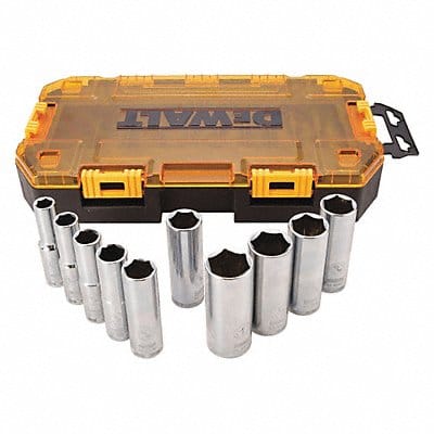 Tough Box SAE 1/2 Dr. Deep Socket Set