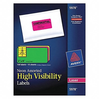 Flast Laser Labels 2x4 PK150