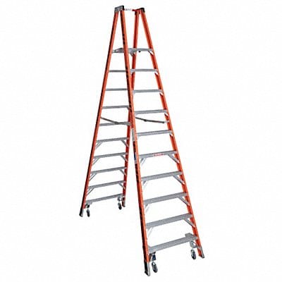 Twin Platform Stepladder 10 ft FGL 300lb