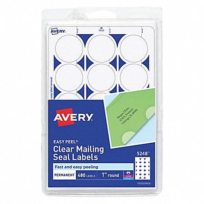 Mailing Labels Clear PK480