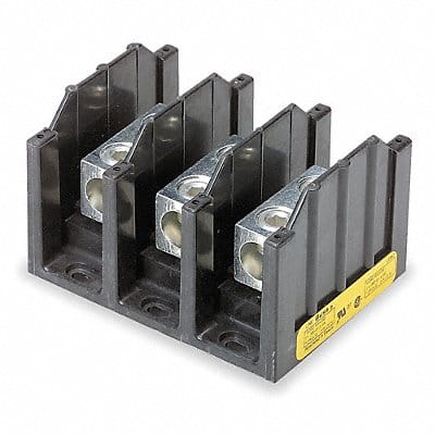 Power Distr Block Al/Cu 600V AC/DC