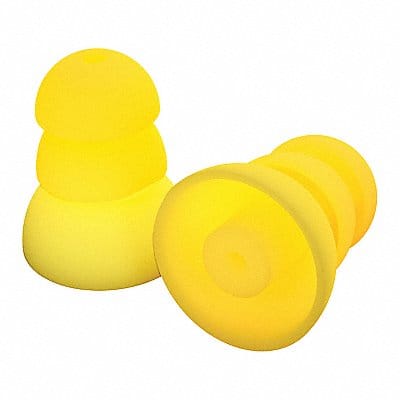 ComforTiered Silicone Plugs Yellow PK5