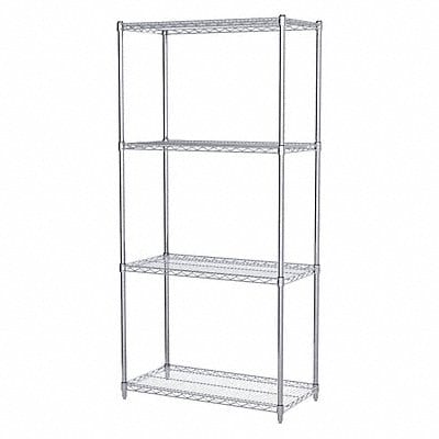 Wire Shelving Unit 18 x36 x74 4-Shelf