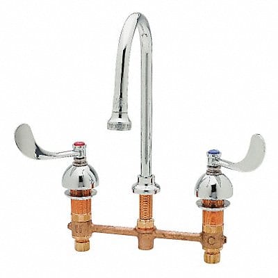 Gooseneck Chrome T S Brass 2.2gpm