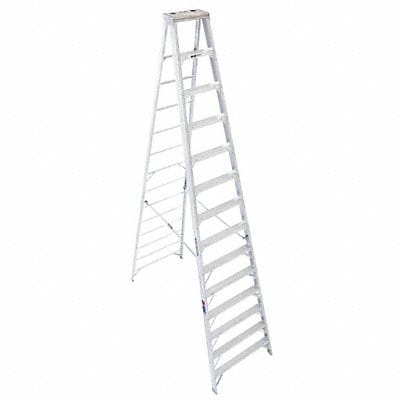 Stepladder Aluminum 14 ft H 300 lb Cap.