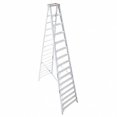 Stepladder Aluminum 16 ft H 300 lb Cap.