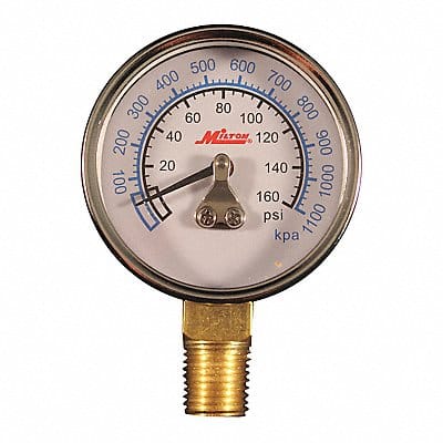 Pressure Gage 1/4 NPT 0-160PSI